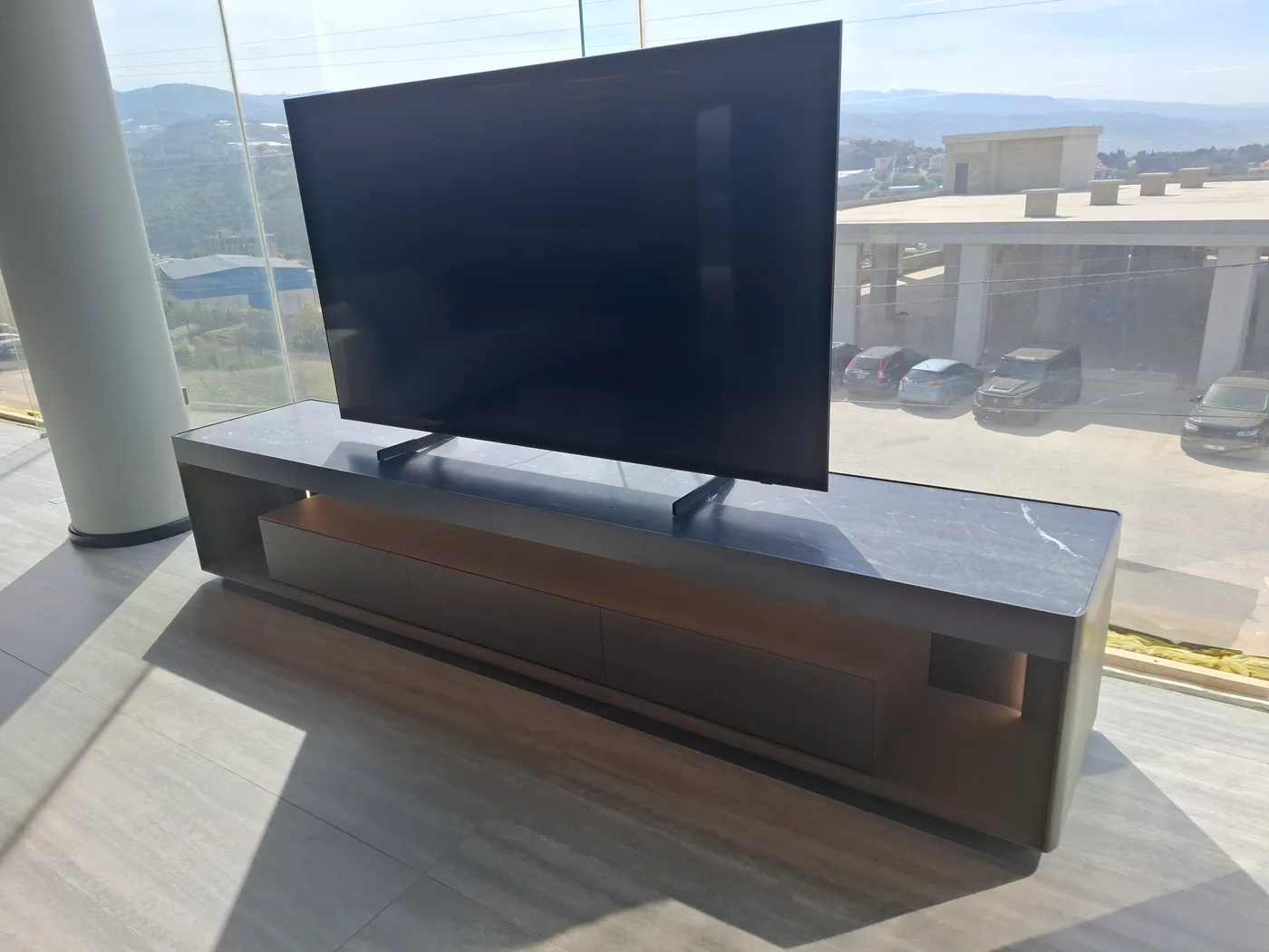 TV console detail